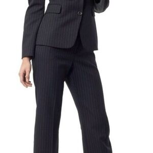 Tahari Charcoal Pinstripe Pantsuit